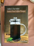 Nieuwe Franse pers koffiemaker theemaker cafetière 600 ml, Nieuw, Ophalen of Verzenden, Overige typen, Combi