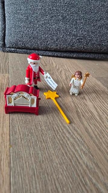 Playmobil 4889 kerstman muziekdoosje en engel beschikbaar voor biedingen