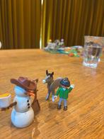 Playmobil sneeuwpop, kind en ezel (spirit), Ophalen of Verzenden, Zo goed als nieuw, Complete set