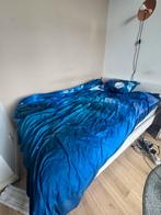 Ikea Bed met Matras - 140x200, Ophalen, 90 cm, Eenpersoons, Wit
