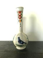 Handbeschilderde vaas met duif Delfts Blauw, Ophalen of Verzenden