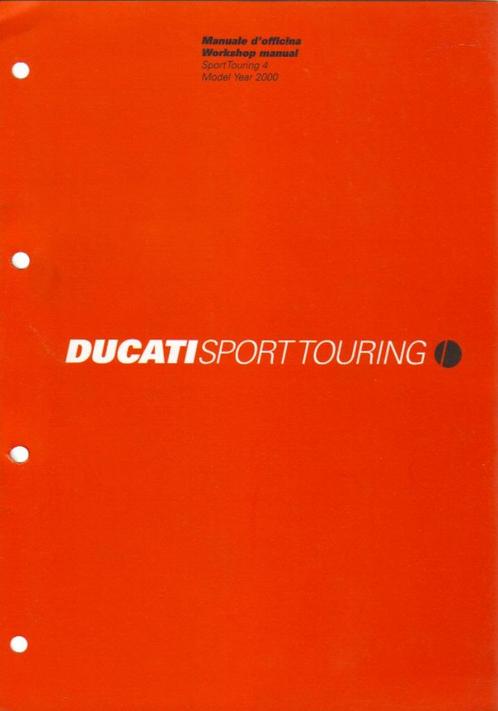 Ducati Sport Touring 4 service manual 2000 (5610z), Motoren, Handleidingen en Instructieboekjes, Ducati, Ophalen of Verzenden