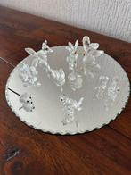 Meerdere Swarovski beeldjes met spiegel (alles in 1 koop), Verzamelen, Swarovski, Ophalen, Zo goed als nieuw, Figuurtje