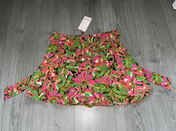 ivivi dames roze groene ruffle rok met broekje mt M nieuw beschikbaar voor biedingen