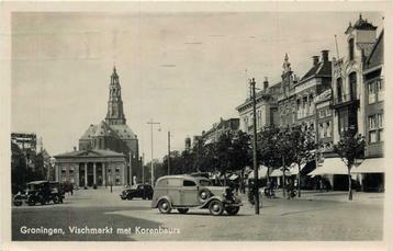 (300-100-007) Groningen Vischmarkt met Korenbeurs beschikbaar voor biedingen