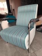 Leolux Scylla hoog stof leer uniek NIEUWSTAAT, Huis en Inrichting, Fauteuils, Ophalen, 75 tot 100 cm, Zo goed als nieuw, Stof