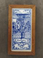 Vintage ingelijste tegel pate bakker Sphinx, Ophalen of Verzenden