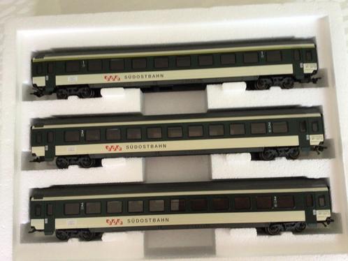 Märklin 42161 H0 - Set van 3 snelrijtuigen Südostbahn, Hobby en Vrije tijd, Modeltreinen | H0, Nieuw, Wagon, Wisselstroom, Märklin