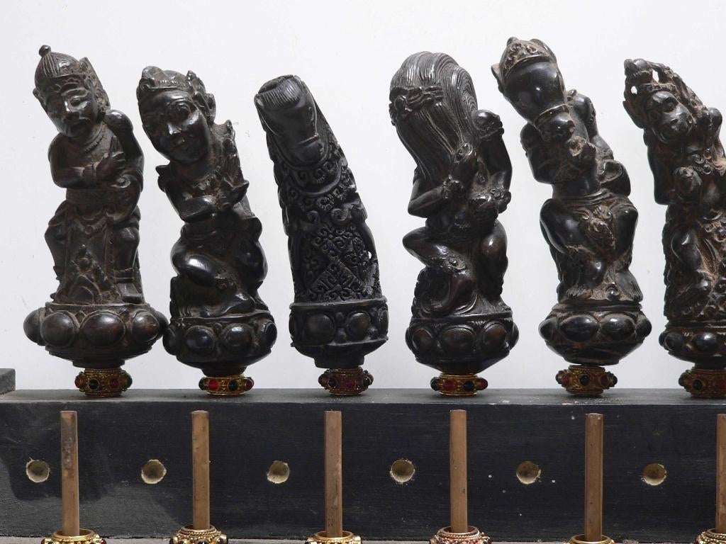 Keris grepen HQ1 Bali Indonesie Lombok Kris kunst Indie, Antiek en Kunst, Kunst | Niet-Westerse kunst, Ophalen of Verzenden