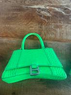 Balenciaga Hourglass Tas Neon Groen - Gebruikt, Ophalen of Verzenden, Gebruikt, Groen, Handtas