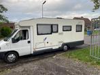 Fiat 230 1997 camper half intergraal, Auto's, Bestelauto's, Stof, Wit, 115 pk, 6 stoelen