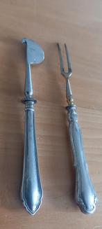Zilverwerk!!  Vorkje en mesje beide zwaardje  gemerkt, Antiek en Kunst, Antiek | Goud en Zilver, Ophalen of Verzenden