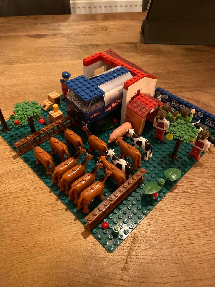 Jan Linders Bricks Boerderij Bouwset, Kinderen en Baby's, Speelgoed | Duplo en Lego, Zo goed als nieuw, Lego, Complete set, Ophalen of Verzenden