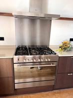 M-System 6 pits gasfornuis met oven, Witgoed en Apparatuur, Fornuizen, Ophalen, Gebruikt, 60 cm of meer, Gas