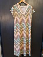 Dames jurk groen bruin glitter in maat Large, Ophalen of Verzenden, Zo goed als nieuw, Maat 42/44 (L), Groen