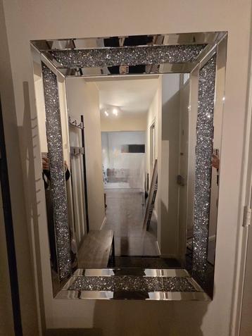 Spiegel met kristallen - Zo goed als nieuw! beschikbaar voor biedingen