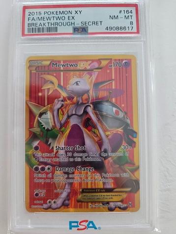 Pokemon - Mewtwo EX (BKT 164) - €299 - PSA8 beschikbaar voor biedingen
