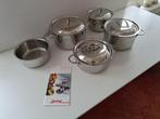 Spring pannenset 5-delig, Huis en Inrichting, Keuken | Potten en Pannen, Ophalen, Gebruikt, Keramische plaat, Pannenset