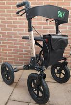 SKY air outdoor rollator. SKY Champagne grote luchtbanden, Diversen, Rollators, Ophalen of Verzenden, Opvouwbaar, Nieuw