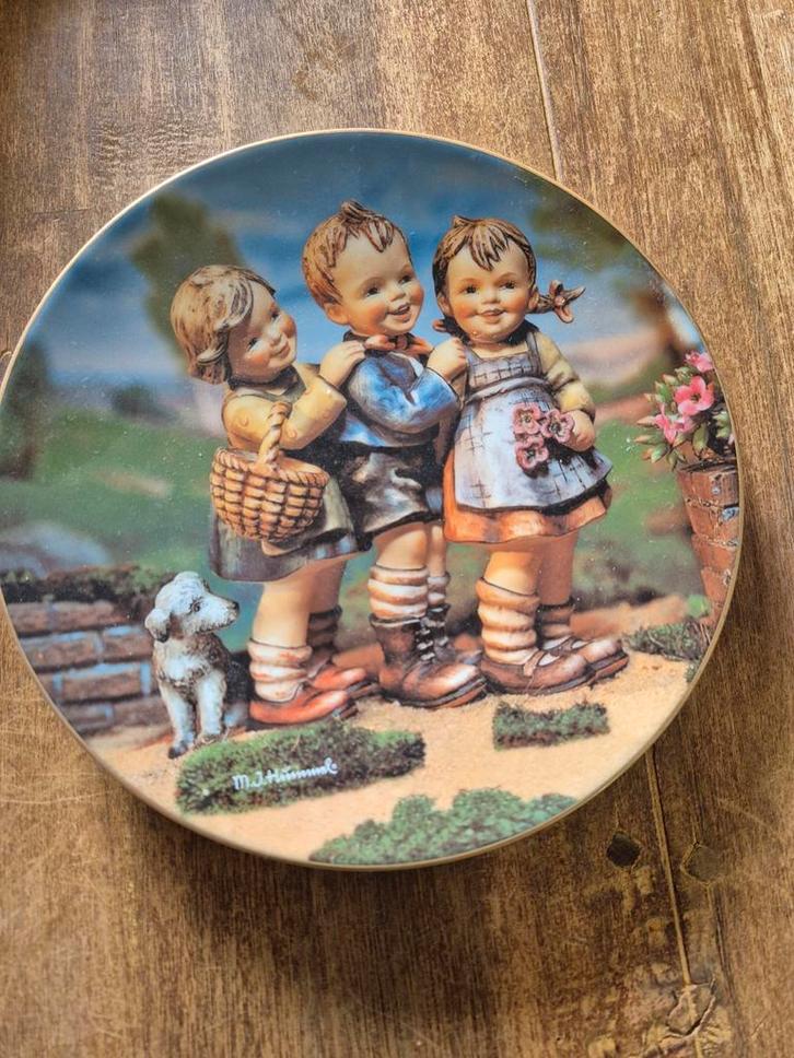 Hummel Bordje: "Mit M.J.Hämmel durch das ganze Jahr", Antiek en Kunst, Antiek | Wandborden en Tegels, Ophalen