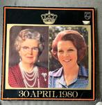 Lp abdicatie Juliana, inhuldiging Beatrix mét foto, Ophalen of Verzenden, Gebruikt