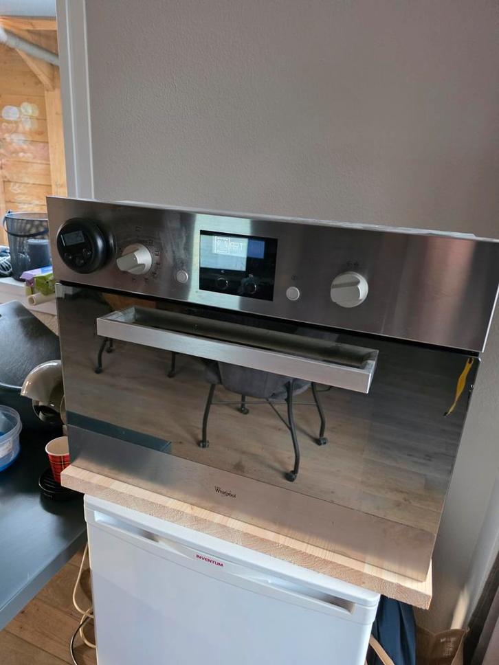 Whirlpool Inbouw Combimagnetron - Zo Goed Als Nieuw!, Witgoed en Apparatuur, Ovens, Zo goed als nieuw, Inbouw, Oven met grill