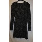 Maison Scotch zwart / wit 'gebreide' jurk p'tit XS nr 39615, ., Zwart, Zo goed als nieuw, Maat 34 (XS) of kleiner