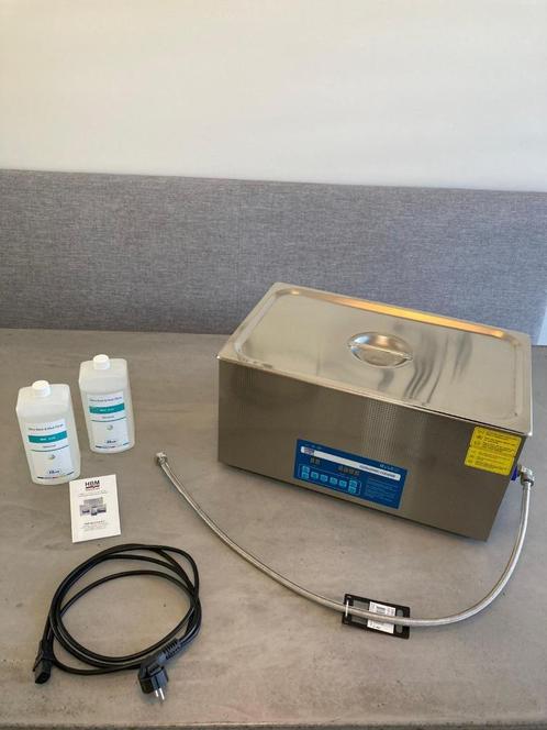 HBM 22 Liter Professionele Deluxe RVS Ultrasoon Reiniger, Doe-het-zelf en Verbouw, Reinigingsmachines, Zo goed als nieuw, Overige typen