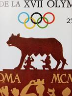 Affiche Rome 1960 Olympische Spelen uit 1972, Verzamelen, Posters, Zo goed als nieuw, Verzenden