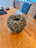 Bijzondere Des Pots Anemonen of Zeeegel Vaas - 20cm, Overige kleuren, Aardewerk of Porselein, Ophalen of Verzenden, Zo goed als nieuw