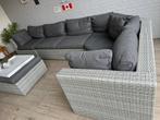 Lounge set in meerdere opstellingen, grijs, Tuin en Terras, Ophalen, Kunststof, Gebruikt, 6 zitplaatsen