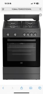 Gasfornuis met over, 1,5 jaar oud en weinig gebruikt, Ophalen, 4 kookzones, Zo goed als nieuw, Gas