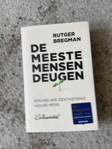 boek De meeste mensen deugen van Rutger Bregman beschikbaar voor biedingen