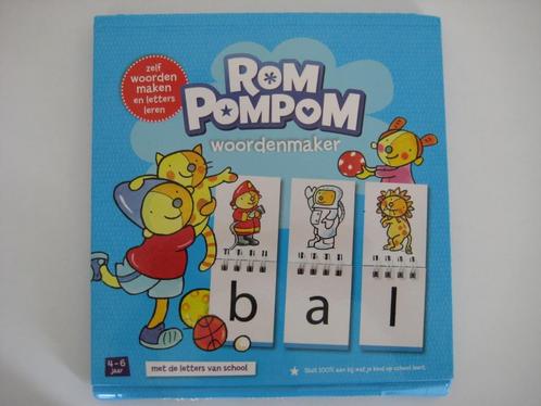 RomPomPom woordenmaker 4-6 jaar Uitgeverij Zwijsen, Kinderen en Baby's, Speelgoed | Educatief en Creatief, Zo goed als nieuw, Taal en Lezen