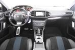 Peugeot 308 SW GT-line 130 *1ste Eigenaar*Automaat*Trekhaak*, Auto's, Gebruikt, 1199 cc, Blauw, Leder en Stof