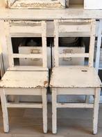 Set van 2 oude Franse stoelen ~ brocante, Ophalen