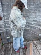 Bontjas vos, Kleding | Dames, Jassen | Winter, Verzenden, Zo goed als nieuw, Maat 38/40 (M), Grijs