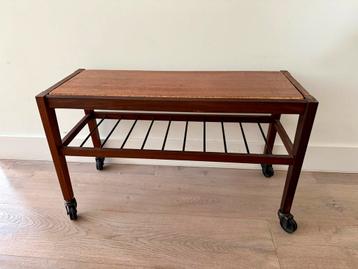 Deens Vintage Teak Bijzettafel Jaren 50-60 beschikbaar voor biedingen