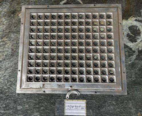 Oud aluminium ventilatie rooster, muurrooster afzuiging, Huis en Inrichting, Woonaccessoires | Overige, Gebruikt, Ophalen of Verzenden