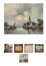 Schilderij Uithoorn aan de Amstel, Antiek en Kunst, Kunst | Schilderijen | Klassiek, Ophalen of Verzenden