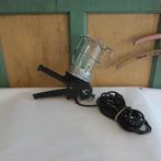 Looplamp kooilamp industrie origineel met klem zwart, Ophalen of Verzenden, Gebruikt, Glas, Industrie