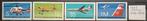 Postzegels vliegtuigen DDR 1972 1749-1752, Verzamelen, Luchtvaart en Vliegtuigspotten, Verzenden, Nieuw, Overige typen