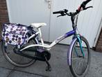 Batavus Gabana fiets 26? inch paars met wit Incl fietstas, Ophalen, Handrem, Batavus., Gebruikt