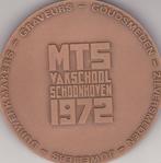 M T S VAKSCHOOL SCHOONHOVEN, Postzegels en Munten, Penningen en Medailles, Ophalen of Verzenden