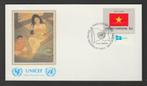 Verenigde Naties - FDC vlaggenserie - Vietnam - Unicef, Postzegels en Munten, Postzegels | Eerstedagenveloppen, Verzenden, Onbeschreven