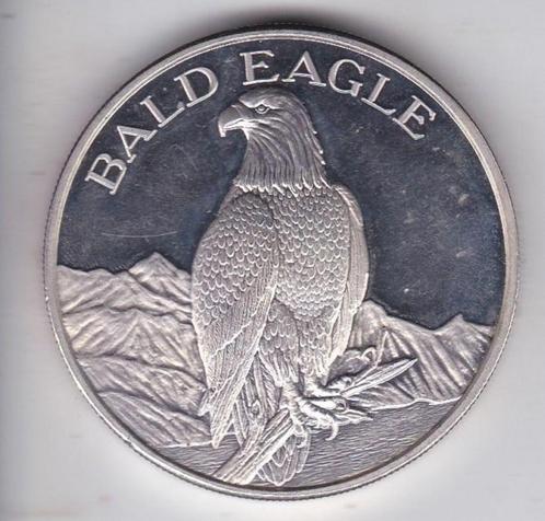 USA, Bald Eagle, 2 Troy Ounce zilver, Postzegels en Munten, Munten | Amerika, Losse munt, Noord-Amerika, Zilver, Ophalen of Verzenden