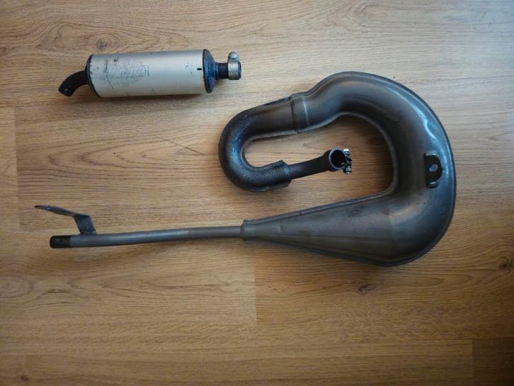 Proma circuit uitlaat voor piaggio ciao en gilera citta, Fietsen en Brommers, Brommeronderdelen | Algemeen, Zo goed als nieuw