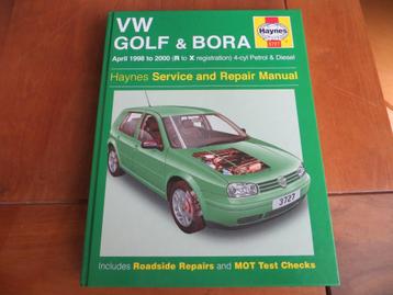 Haynes workshop manual Volkswagen Golf, VW Bora +diesel >98 beschikbaar voor biedingen