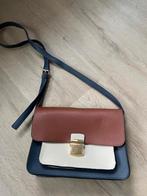 Schoudertas in nieuwstaat zwart bruin crème, Sieraden, Tassen en Uiterlijk, Tassen | Damestassen, Ophalen of Verzenden, Zo goed als nieuw