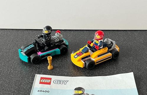 Lego City no. 60400: Karts en racers, Kinderen en Baby's, Speelgoed | Duplo en Lego, Gebruikt, Lego, Ophalen of Verzenden